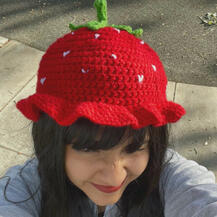 strawberry hat