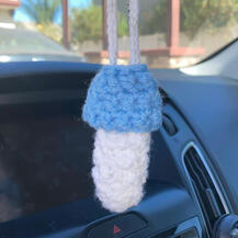 mushroom lighter/crystal holder